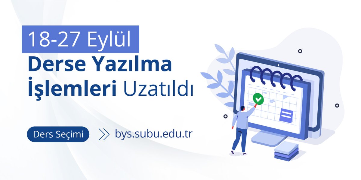 SubuOfficiall's tweet photo. 📣 Öğrencilerimizin dikkatine! https://t.co/Aru5lD8bu9
