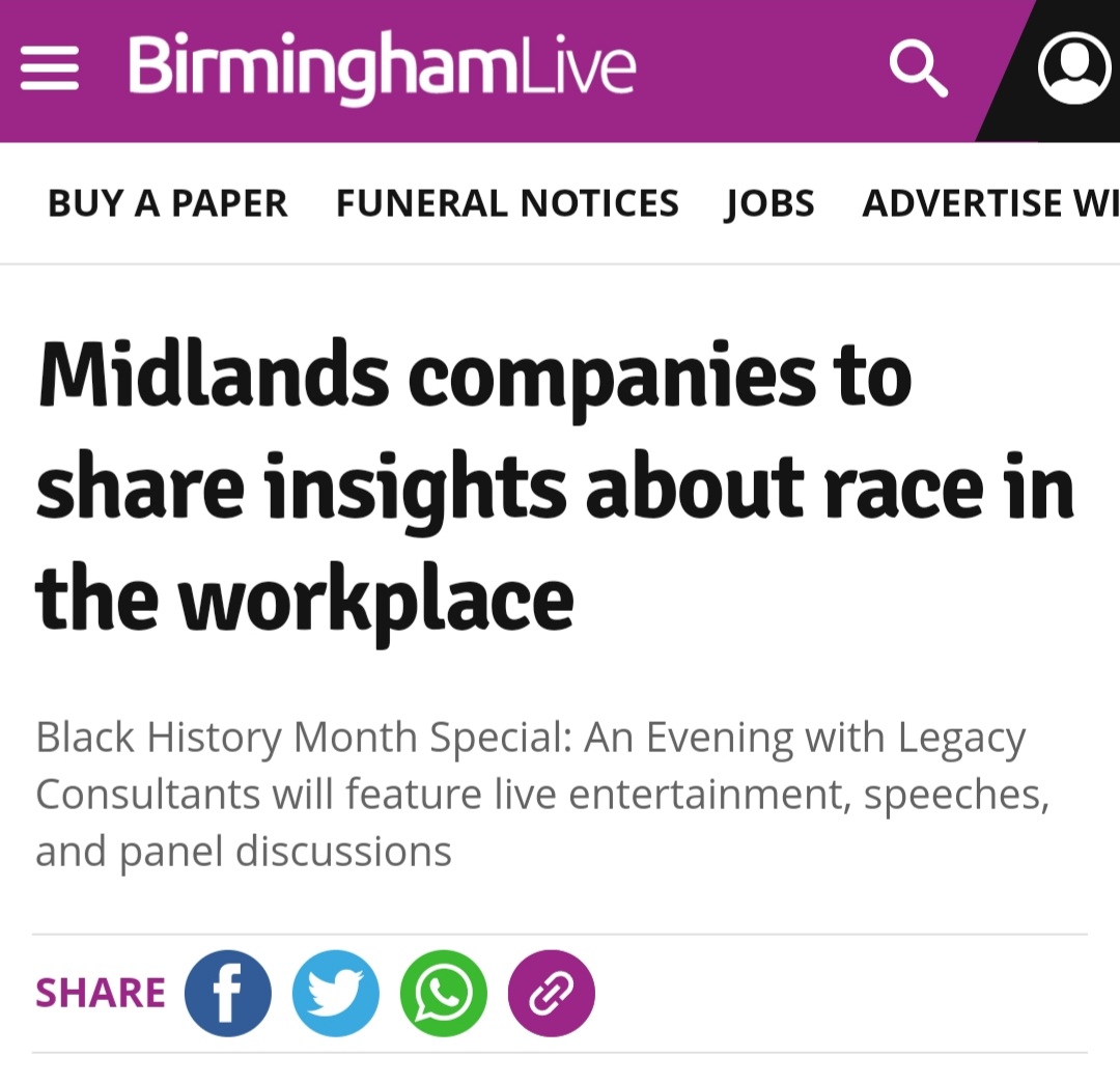 JustNdennis's tweet image. Thrilled to be featured in the @birmingham_live, sharing all about the work we do at @LegacyImpactUK 

Read more 
birminghammail.co.uk/special-featur…

Article features comments from @Sion_McG from @DefraGovUK
@DrJV75 from @BhamCityCouncil

#BlackHistoryMonth 
#LegacyImpactUK #ad