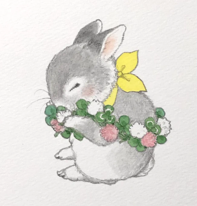↓というわけで、10月10日までの予約がおススメです(私も福岡展のグッズあれこれ準備してるのですが、印刷代他の高騰に泣いてます、、、)画像は私担当うさちゃん二羽目の子 