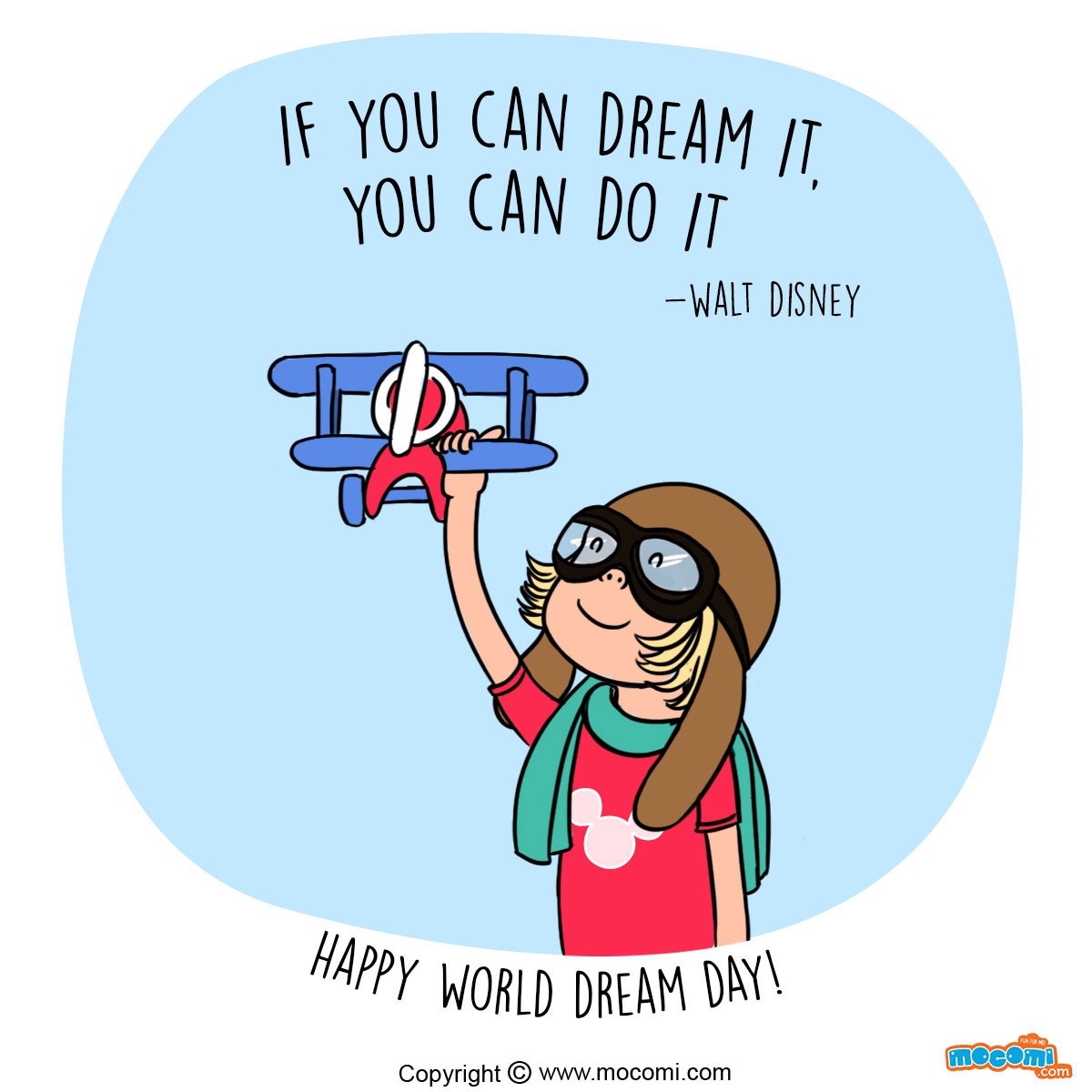 MocomiKids's tweet photo. Happy World Dream Day!
It’s time to go out there and get what we really want in our lives!
#WorldDreamDay #WorldDreamDay2023 #DreamDay2023 #HappyDreamDay #HappyWorldDreamDay #Dreams #Goals #MocomiKids https://t.co/J2GPSxYdLt