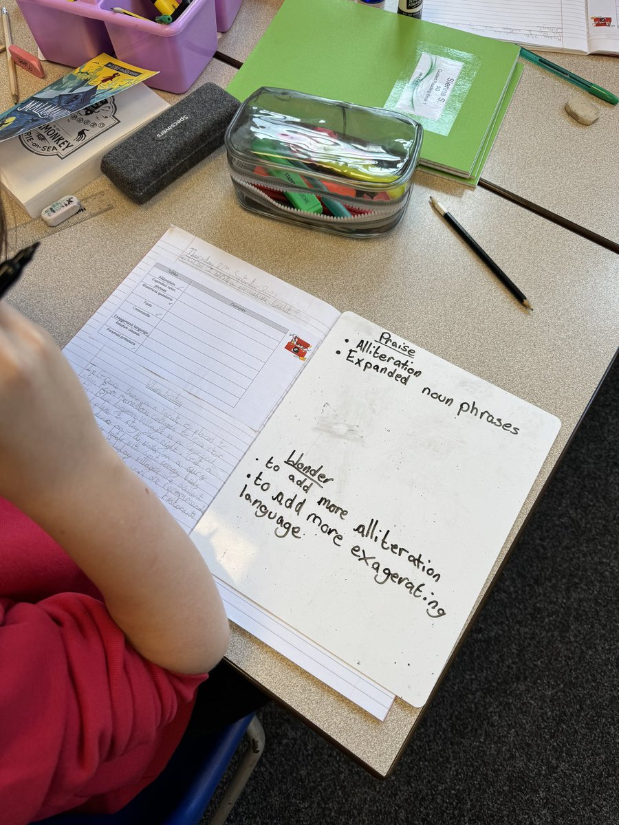 rjsyear5's tweet photo. 5G are peer critiquing one another’s first draft paragraph. https://t.co/vx1zkfgiY9