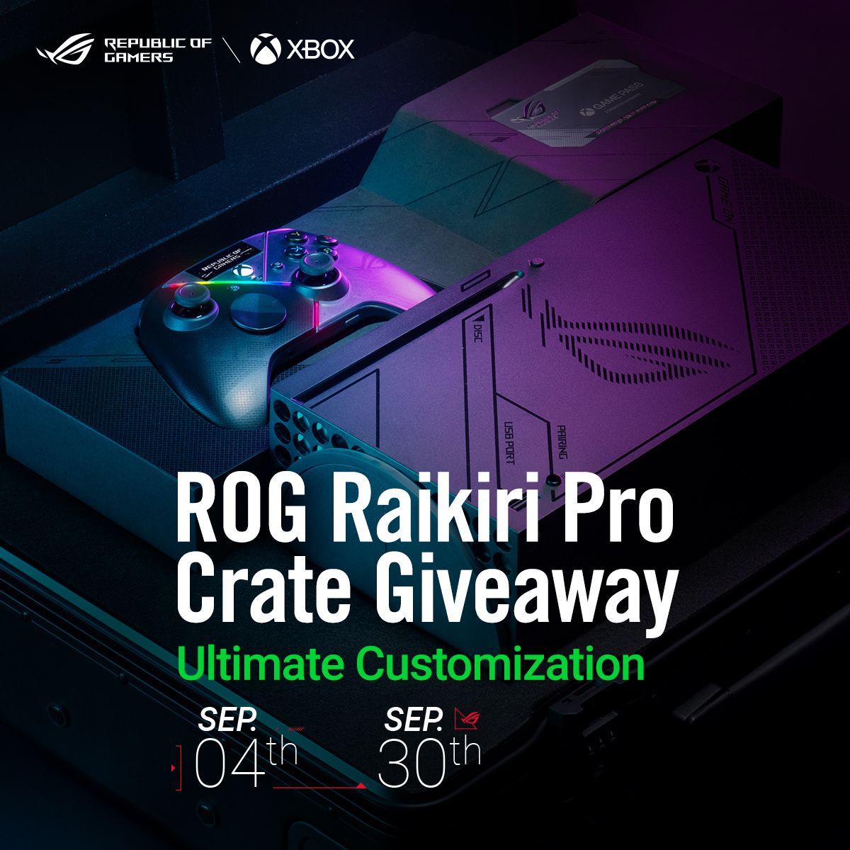 ASUS_ROG's tweet photo. ⚠️Last chance to enjoy the ultimate gaming versatility of #ROGRaikiriPro!

Don’t miss your shot, join the #ROGRaikiriProCrate giveaway and this stunner could be all yours. 🎮🔥

😉Join https://t.co/wrcsvfMr9h https://t.co/qfMSqurYpJ