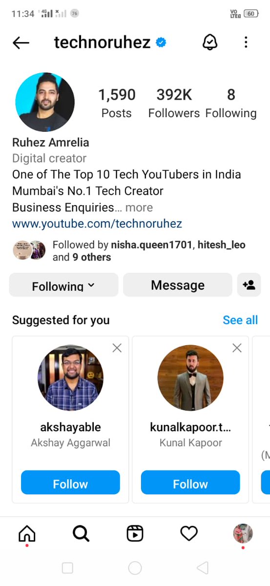#technoruhez #MegaGiveaway #Giveaway 

Better late than never many many congratulations for the 500k @AmreliaRuhez Following you from a long time on both platforms ❤️❤️