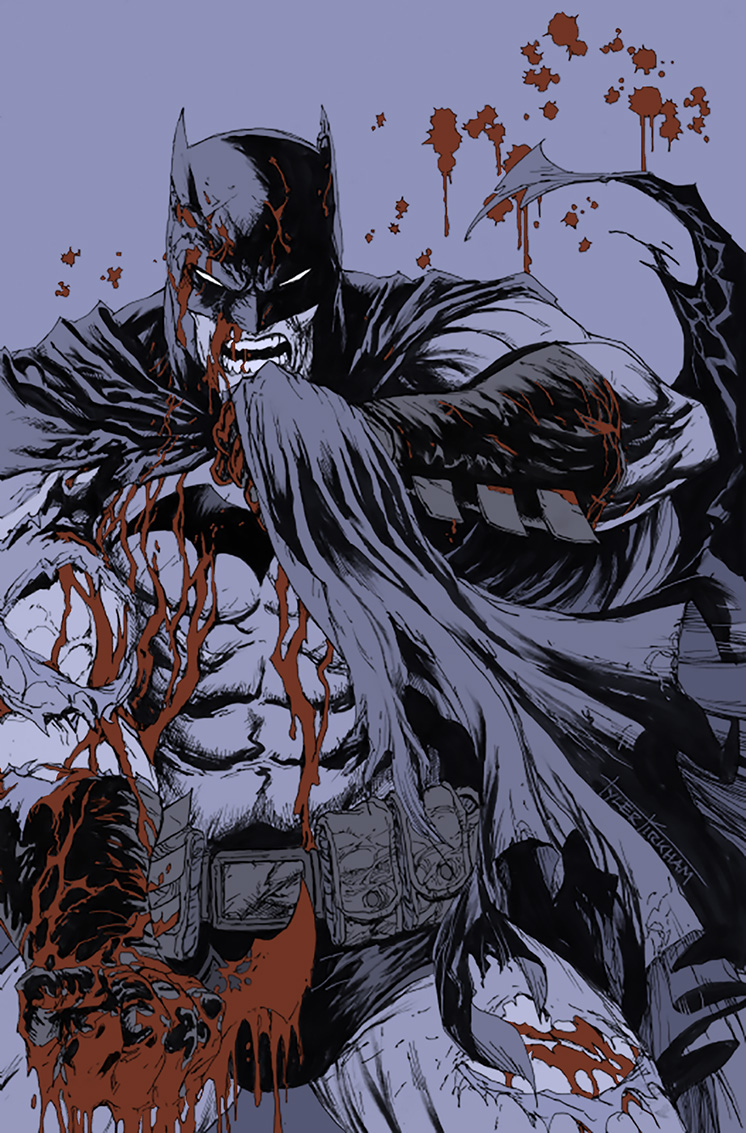 ANYDAY IS BATMAN DAY.
Batman #126 – Battle Damage (2022), cover art by Tyler Kirkham and flat colors by me.
#batmanday #batman #tylerkirkham #comicbooks #coloring #digitalcolor #digitalart