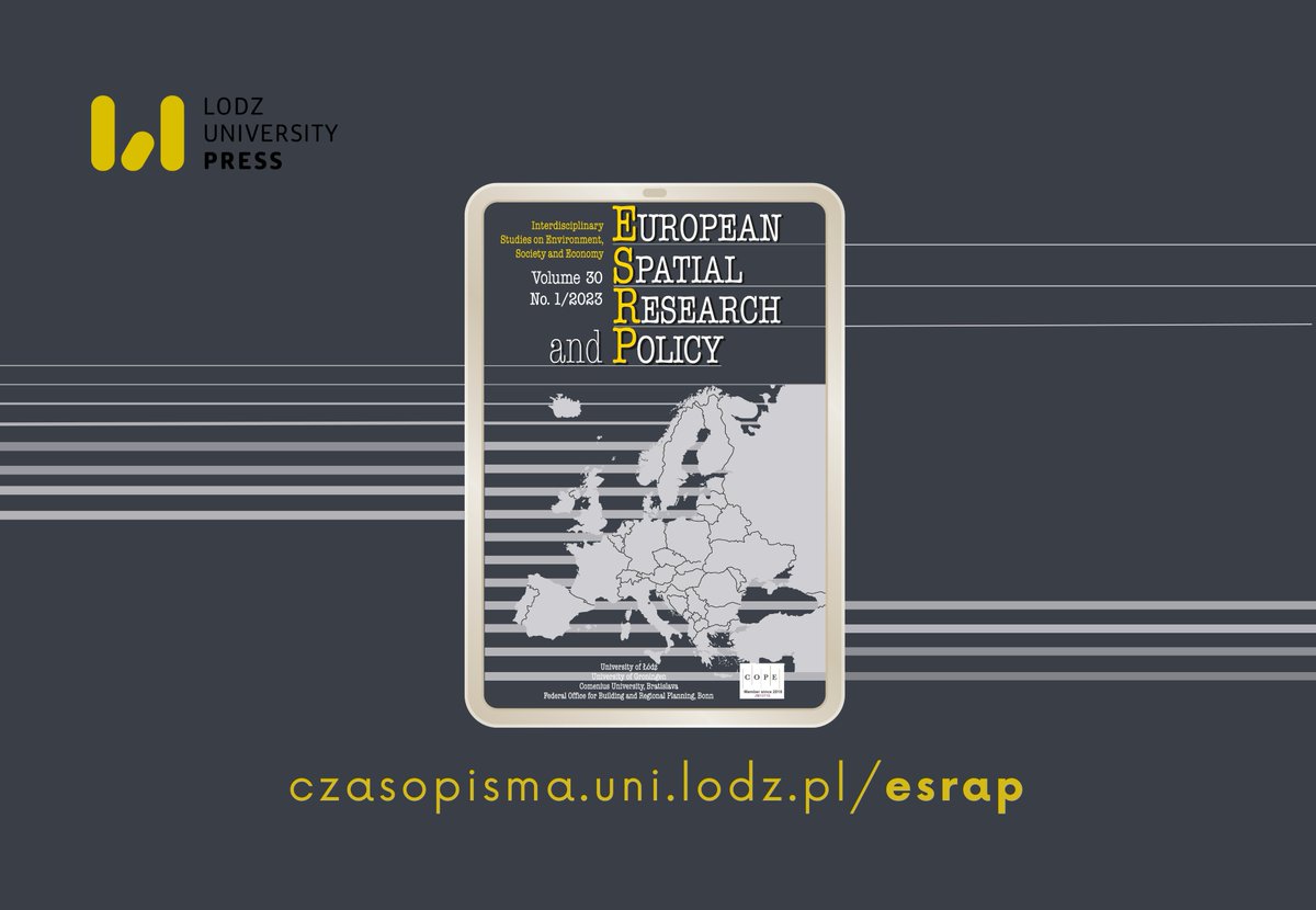 unilodzpress's tweet image. #ESRAP #europe #spatialresearch #policy