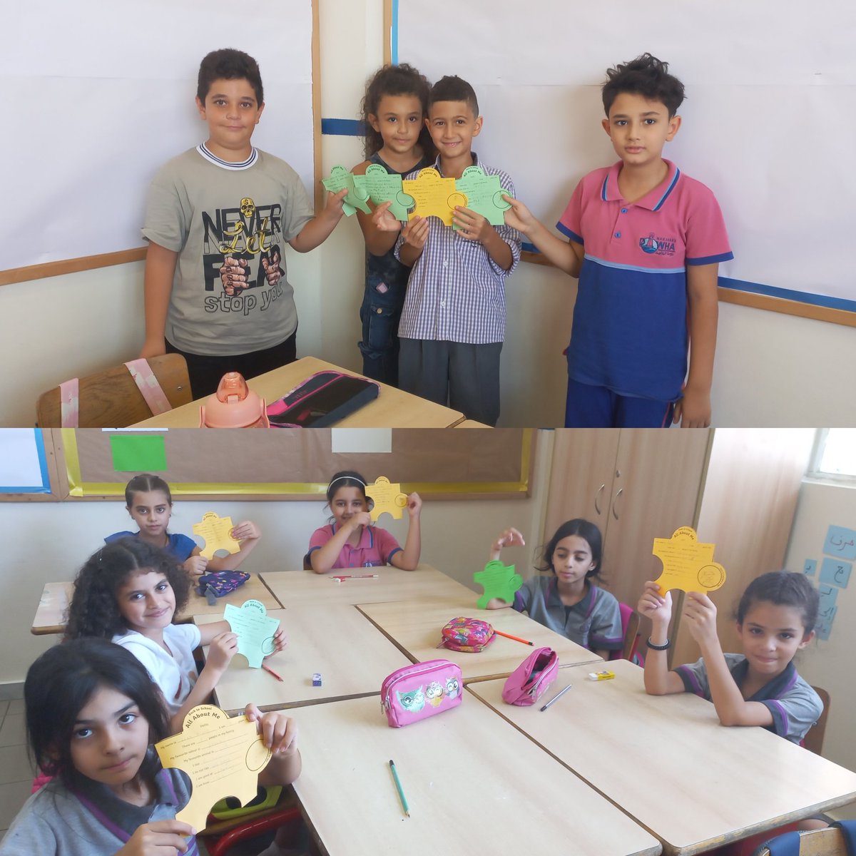 SamahGhorabi's tweet photo. Our first day was full of excitement and happiness!
Welcome Back!📚
Grade 4 C learners enjoyed the ice breaker activity and promised to do their best💞.
@makdawhaschool @soha_nj @raefa_jomaa https://t.co/urnarI18xL