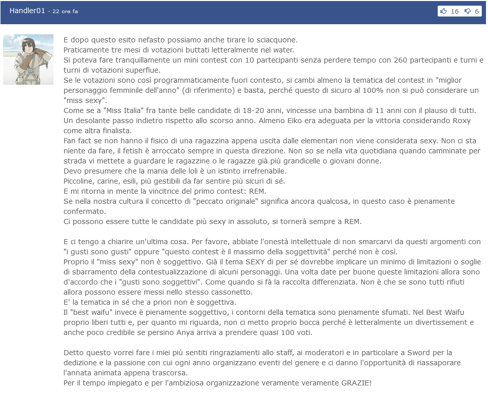 AnimeClick_Text's tweet photo. c'è rimasto malissimo https://t.co/e5Vo1QkZdH
