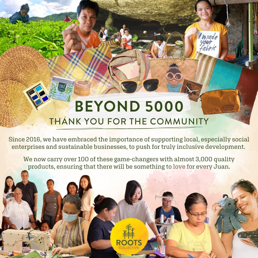 GetRootedPH's tweet image. Thank you to each and every one of our 5,000 strong IG followers. 🥰

Our last 7 years of would have not been the same without all your love and support. Here’s to many more years of supporting local and social enterprises! 💕

rootscollective.ph 

#shoplocalph #trylocalph