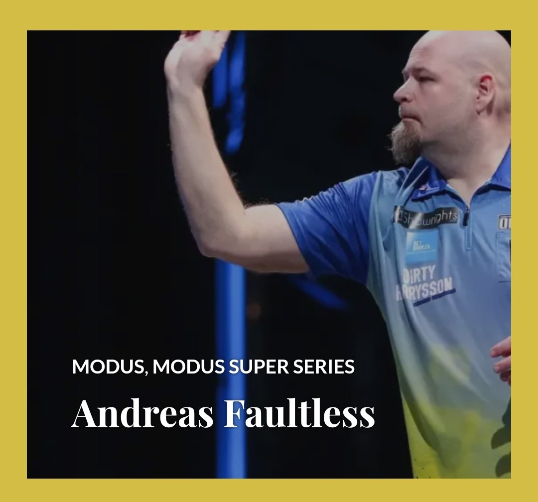 🎯🟡 | Andreas Faultless @MSSdarts Andreas Harrysson (aka Dirty Harry) maintained his superb early week form to complete an emphatic weekly league win. His 4-1 final win over @OfficialKP180 sees him into Champions week. #TheOfficialVoiceOfDarts ↪️dartsworld50.com/2023/09/25/and…
