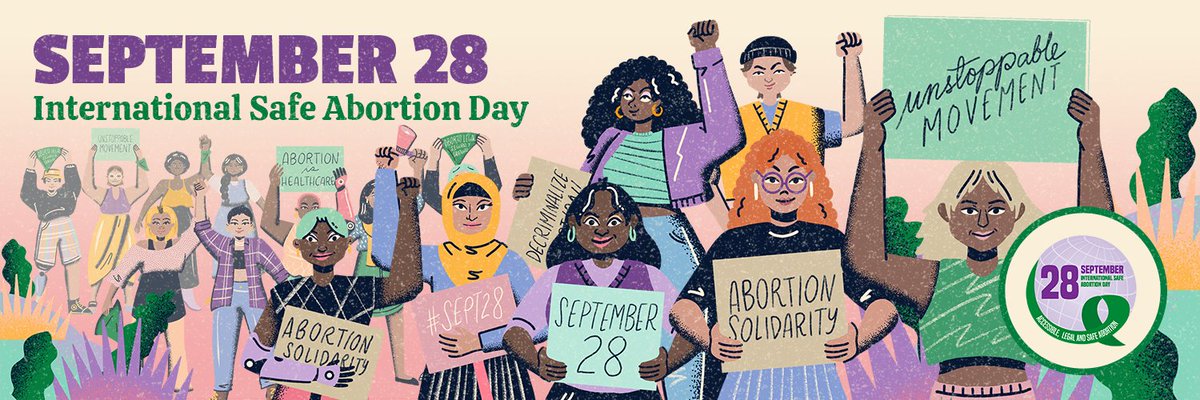 SheDecidesGFI's tweet photo. #Sept28 is #InternationalSafeAbortionDay &amp; SheDecides is proud to partner with #AbortionRightsChampion @WGNRR, celebrating our #UnstoppableMovement.

Join us! Use this #AbortionSolidarity toolkit to demand safe, legal abortion access worldwide. 📢

▶️https://t.co/ARZTdKBRO7 https://t.co/bd3IPLy3dX