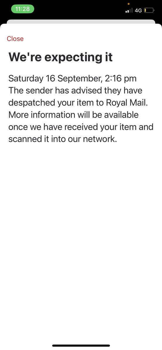 Keepitgeek16952's tweet photo. @RoyalMailHelp 

Hiya my parcel have been cleared custom on the 19th September but no update since then…. I’m
Getting worried now can I have some assistance please https://t.co/LfUDz73JAn