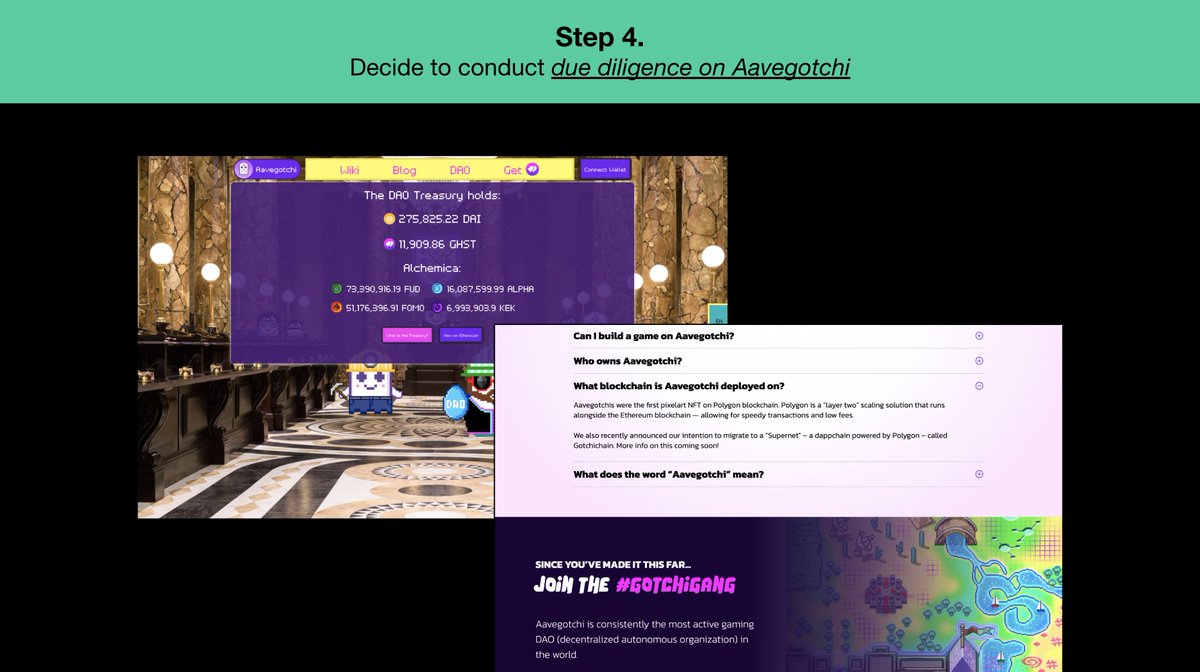 tokenterminal's tweet photo. How can investors use the Trending contracts dashboard for Project discovery?

Here's one example, featuring @aavegotchi 🎮👻