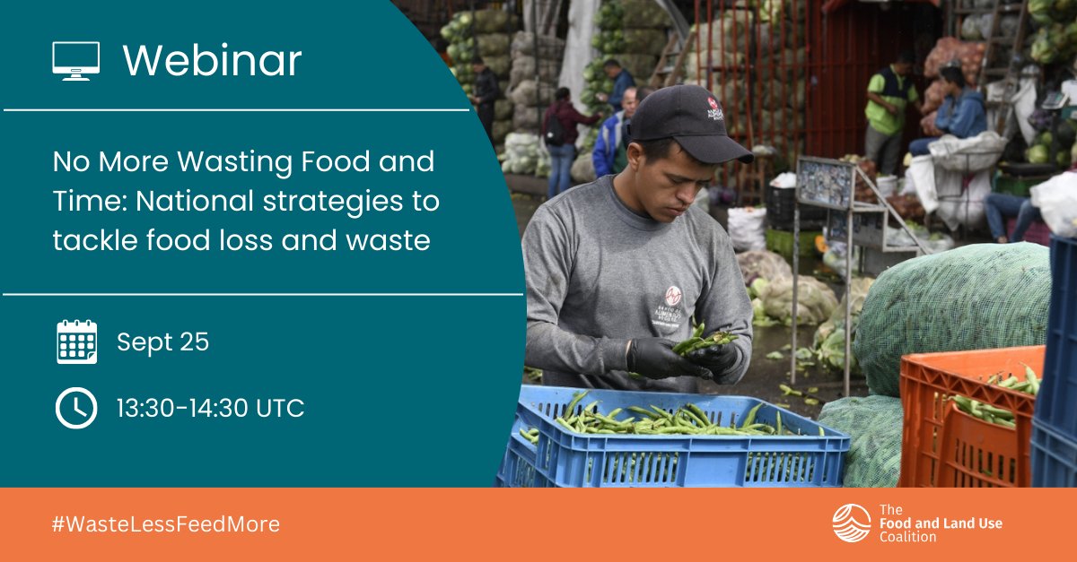 FOLUIndia's tweet photo. #DYK 1/3rd of all #food in🇮🇳 is wasted or gets spoilt before it is eaten?

How can we close the gaps with the highest losses in the 🍲value chain? 
👉Join our webinar on national strategies to #WasteLessFeedMore
🔗https://t.co/7Wg6Z2oHkl https://t.co/zdUqiazwC0