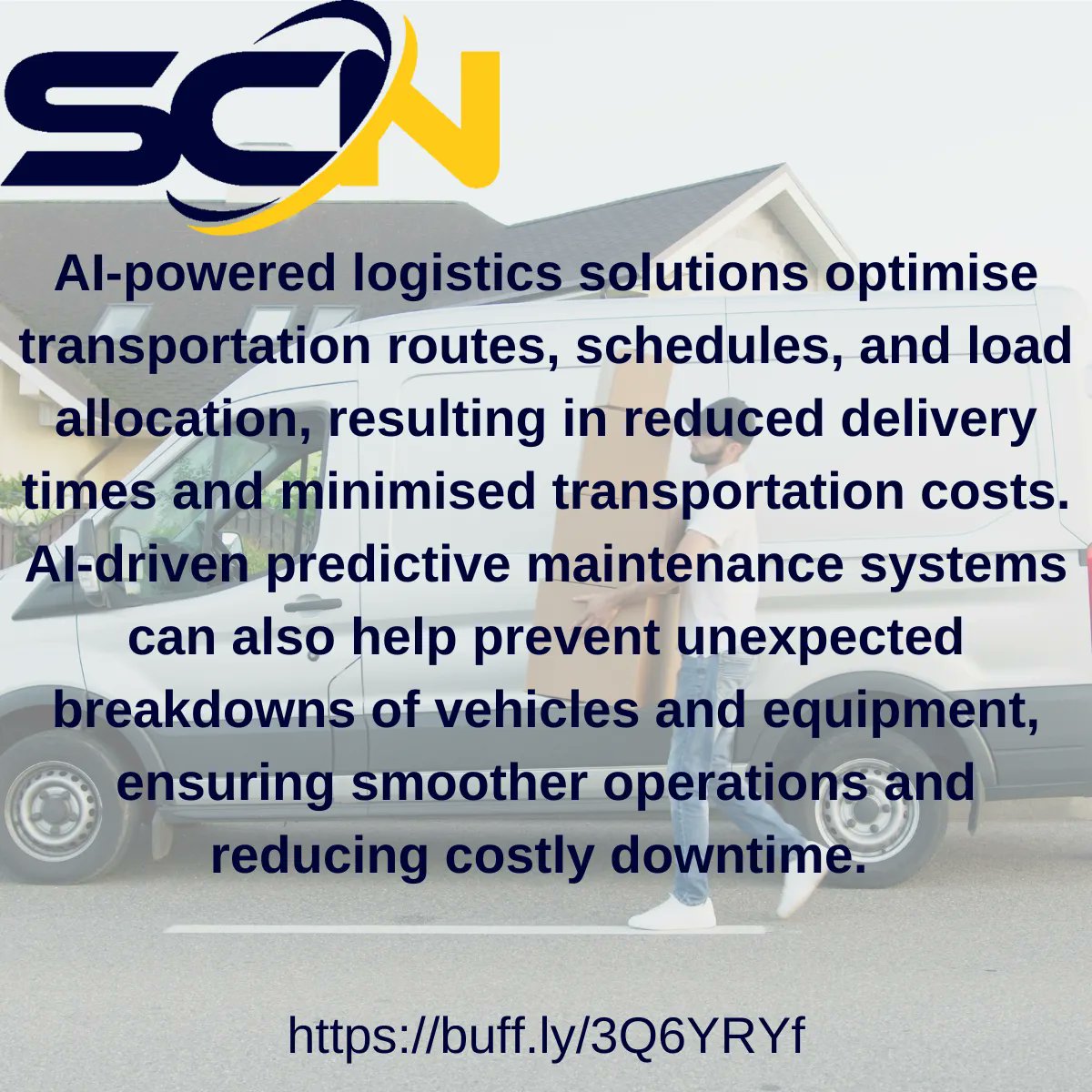 SupplyChainNet2's tweet photo. AI-driven predictive maintenance systems can help prevent unexpected breakdowns of vehicles and equipment, ensuring smoother operations and reducing costly downtime...

https://t.co/xdaNOR1B4c https://t.co/pPiEPaB6qx