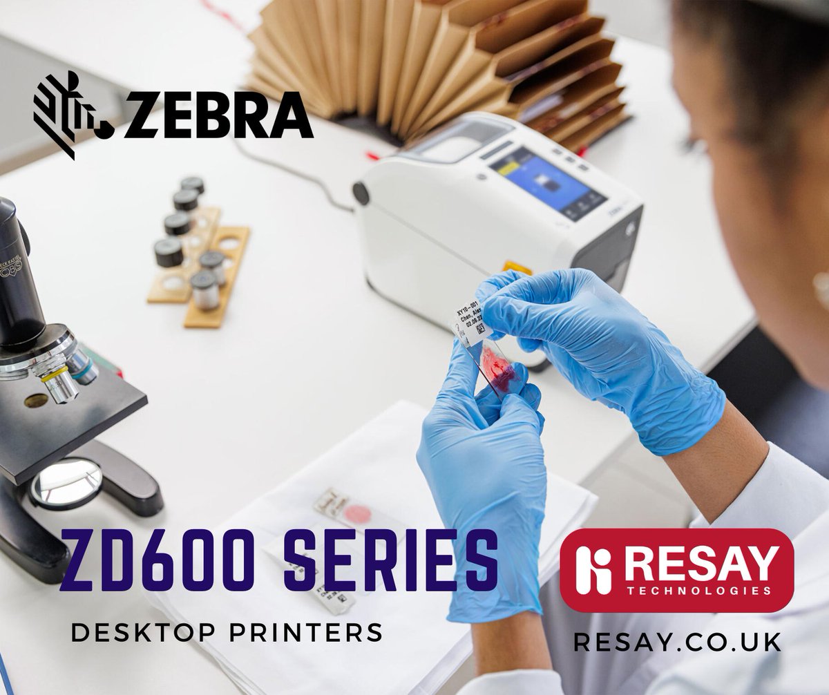 ResayTec's tweet image. #ZebraZD600 #DesktopPrinters #PrintingSolutions #Efficiency #Innovation #BusinessTech #Labeling #Productivity