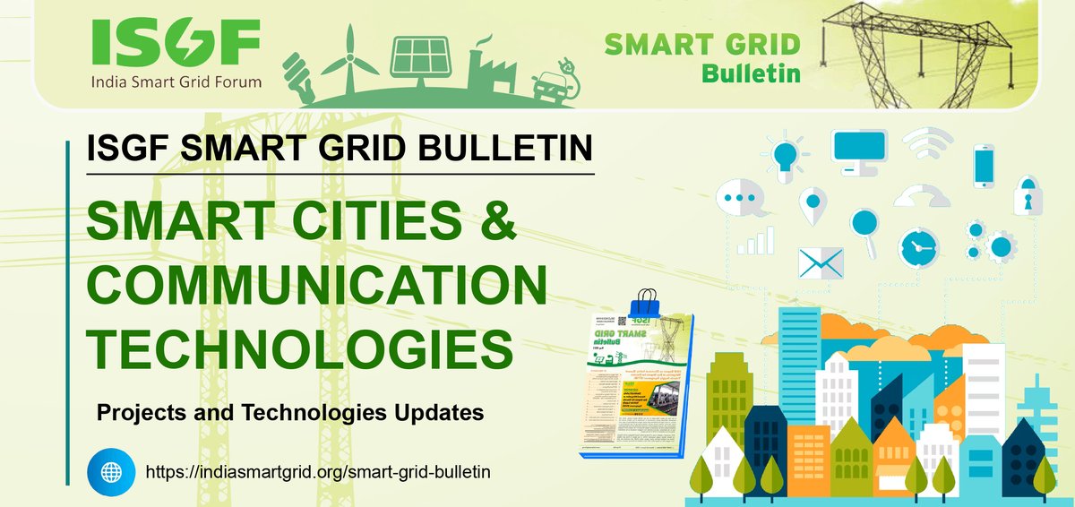 IndiaSmartGridF's tweet photo. ISGF #SmartGrid Bulletin - #SmartCities & #CommunicationTechnologies Update | Tirupati Collaborates with NEC to Progress Smart City Plans
Read details in ISGF #SmartGrid Bulletin at link - https://t.co/S4DS7vjb04
@Rejipillai | @suri_reena https://t.co/z2sO98TUcE