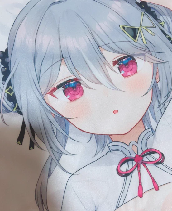 サンプルでいただいた夜乃さんの抱き枕!印刷超綺麗!!どあっぷドキドキ 
