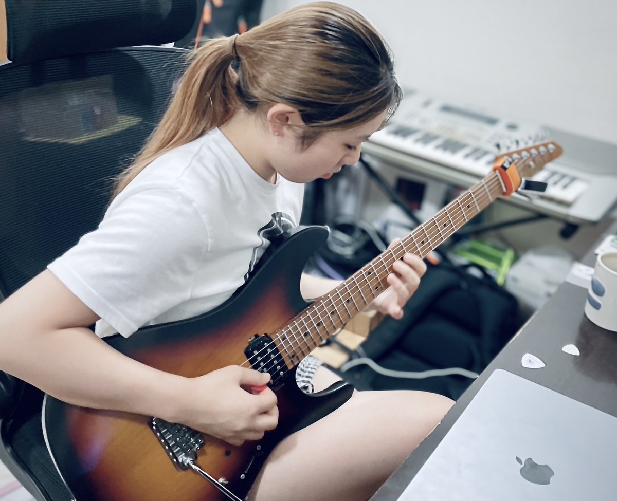 ピック試したり練習したり👍