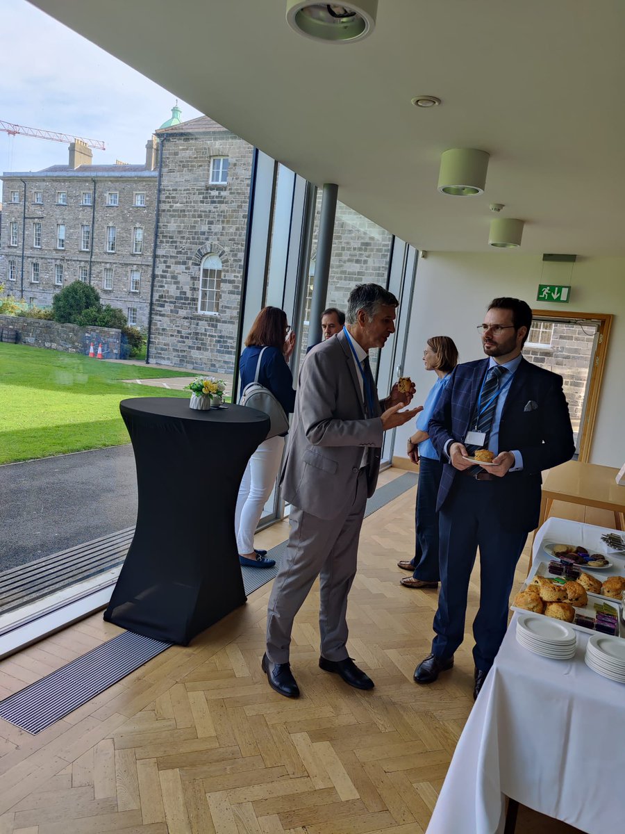 ReillyOdette's tweet photo. A warm welcome to the 24 lawyers from Denmark, Czech Republic, France, Spain, Poland, Belgium & Romania to @LawSocIreland this week for the EU-funded #LITEL project, aimed at promoting EU law, strengthening links between legal educators & designing EU law modules for trainees. https://t.co/q9WyuLF1r4