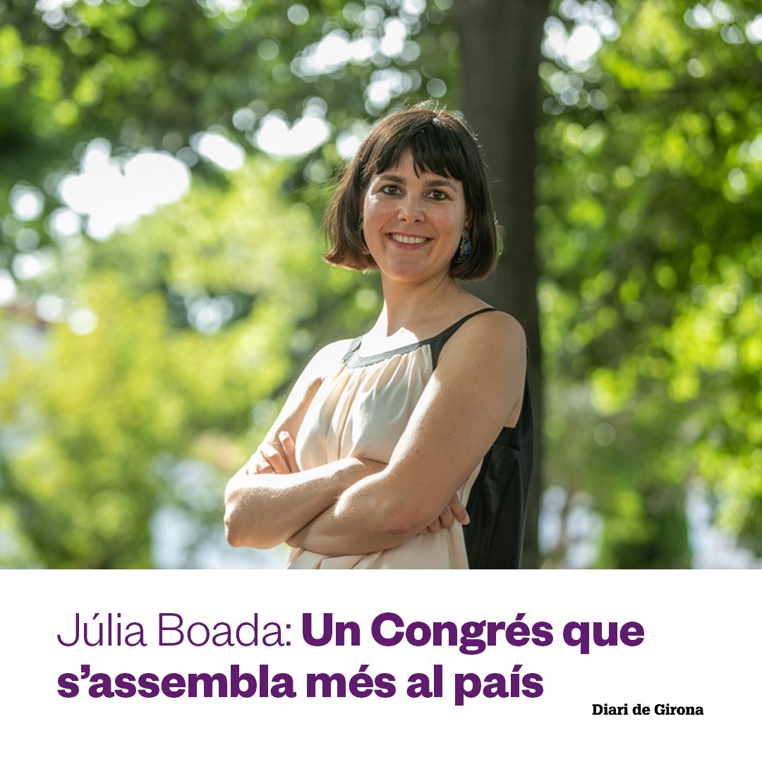 ✏️"El debat sobre l'ús de les llengües cooficials al Congrés també ha demostrat que hi ha una majoria que vol continuar avançant, en més drets, en més llibertat, en més democràcia; en revalidar un govern progressista."

<a href="/bdjulia/">Júlia Boada Danés</a> a <a href="/DiarideGirona/">Diari de Girona</a> 👇
diaridegirona.cat/opinio/2023/09…