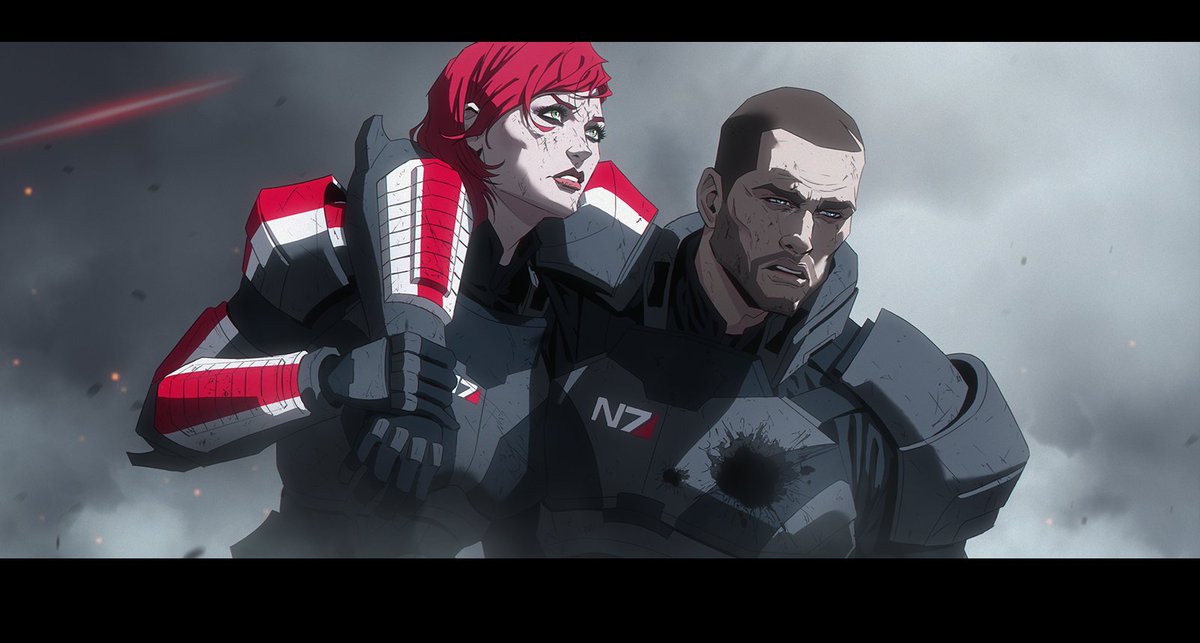 AlexineSkiba's tweet image. Still waiting and hoping for anime Mass Effect with siblings AU