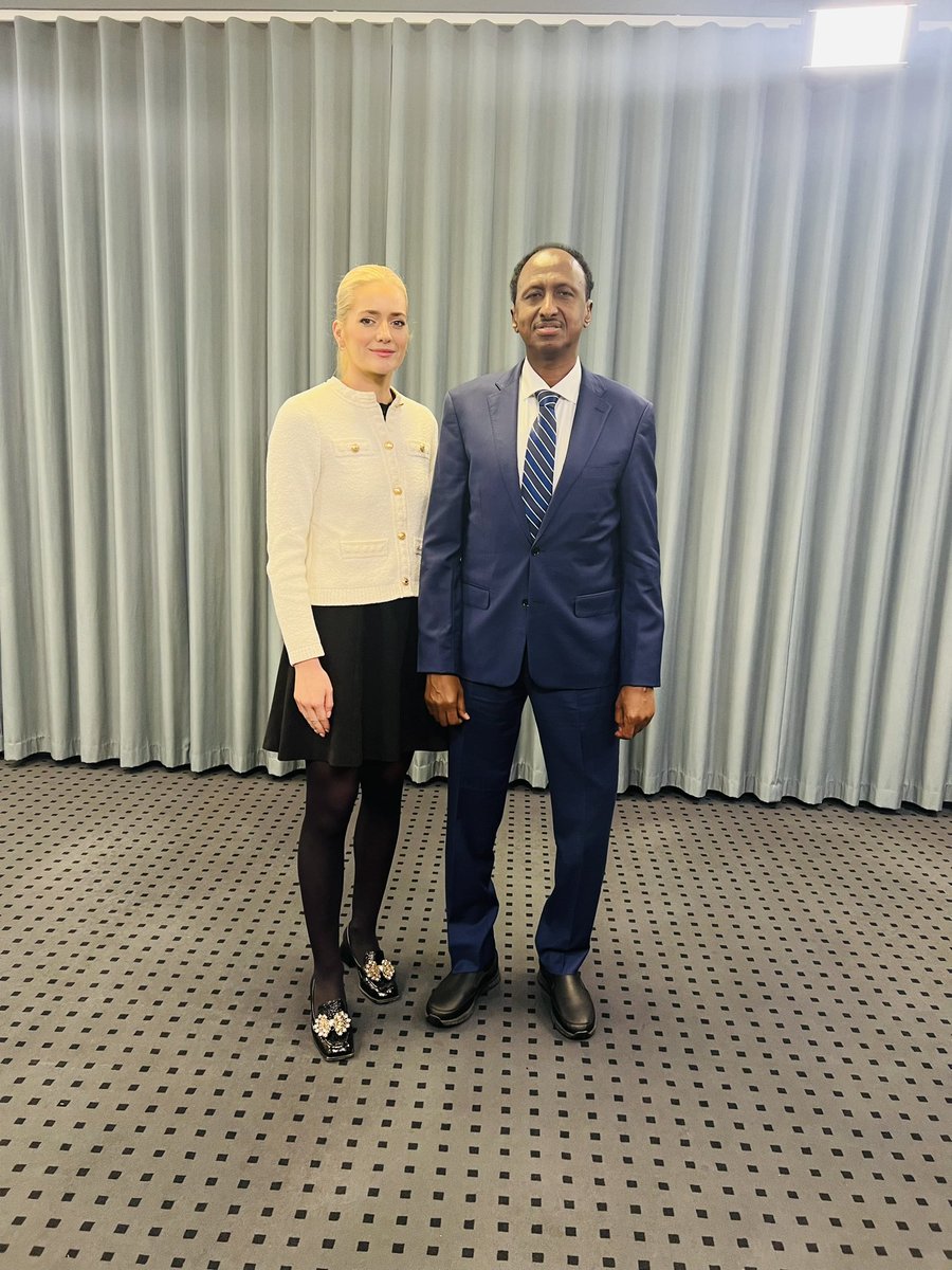 Dr. Mohamed Sh. Doodishe (@drdoodishe) on Twitter photo Just had a productive meeting with the Norwegian Minister of Justice and Public Security, H.E. <a href="/EngerMehl/">Emilie Enger Mehl</a>, where we delved into important security matters, and strengthening cooperation between the two ministries. Just had a productive meeting with the Norwegian Minister of Justice and Public Security, H.E. <a href="/EngerMehl/">Emilie Enger Mehl</a>, where we delved into important security matters, and strengthening cooperation between the two ministries.