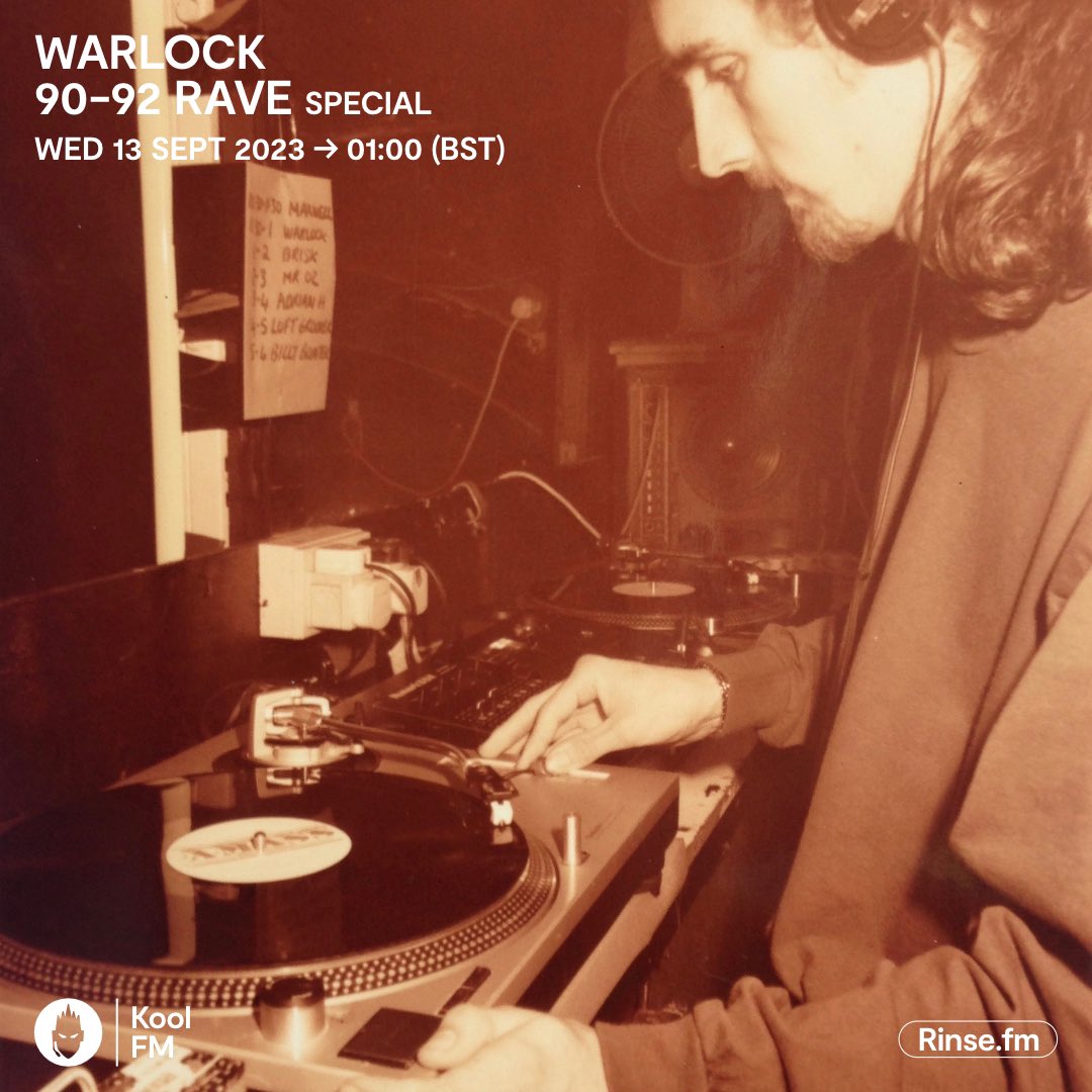 Latest <a href="/koolfmofficial/">KOOL FM</a> show now up. 
2 hours of early rave obscurities some of which you might not know. 
Pic taken at Labrynth - 4 Aces Club Dalston 1992

rinse.fm/episodes/warlo…