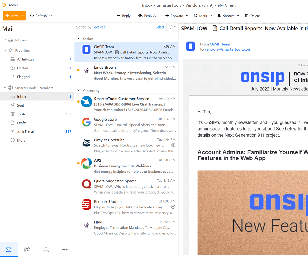cplicensenet's tweet photo. 📧 Love options? SmarterMail supports all major email protocols! Whether you're team Outlook, Apple Mail, Gmail, or any other, we've got you covered. Experience seamless compatibility today. ✉️ Learn more at https://t.co/WDCHrpemrE https://t.co/86VQ3KW2uz