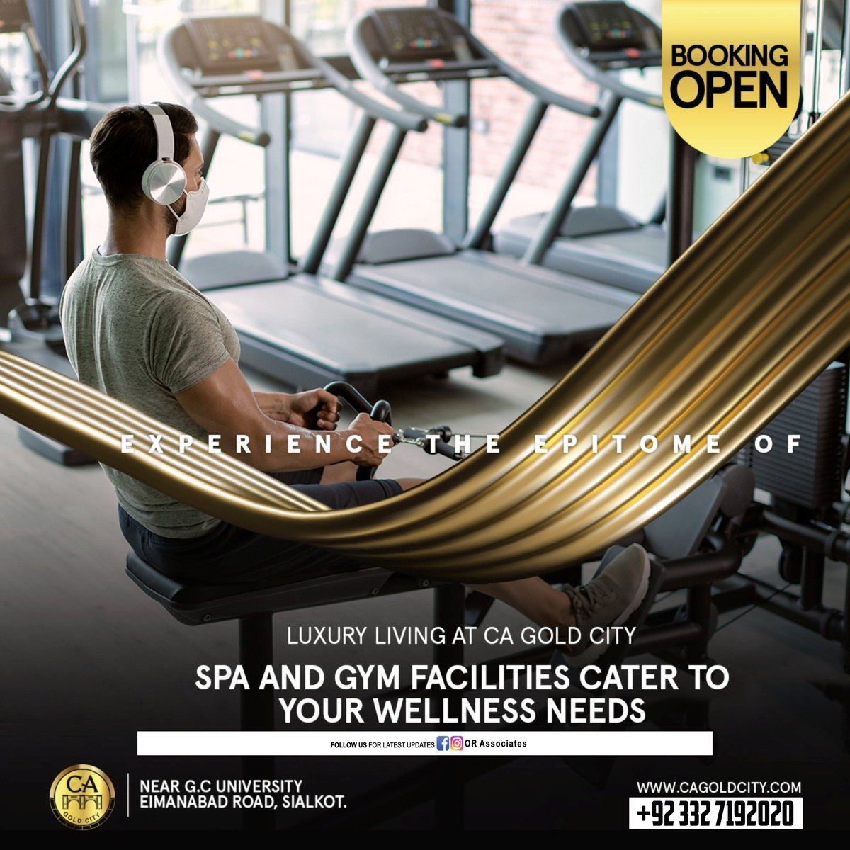 Lift-up your fitness game at CA Gold City🏋️‍♀️💪Our state oft he art gymnasium is where goals become accomplishments. 🏅#ORAssociates #cagoldcity #HealthyLifestyle #GetActive #ImranRiazKhan #CharsiTikka #reelsfb #viralvideo #บิ๊กโจ๊ก #recovered #AttockJail #تیرا_اینج_دا_استقبال_ہوس