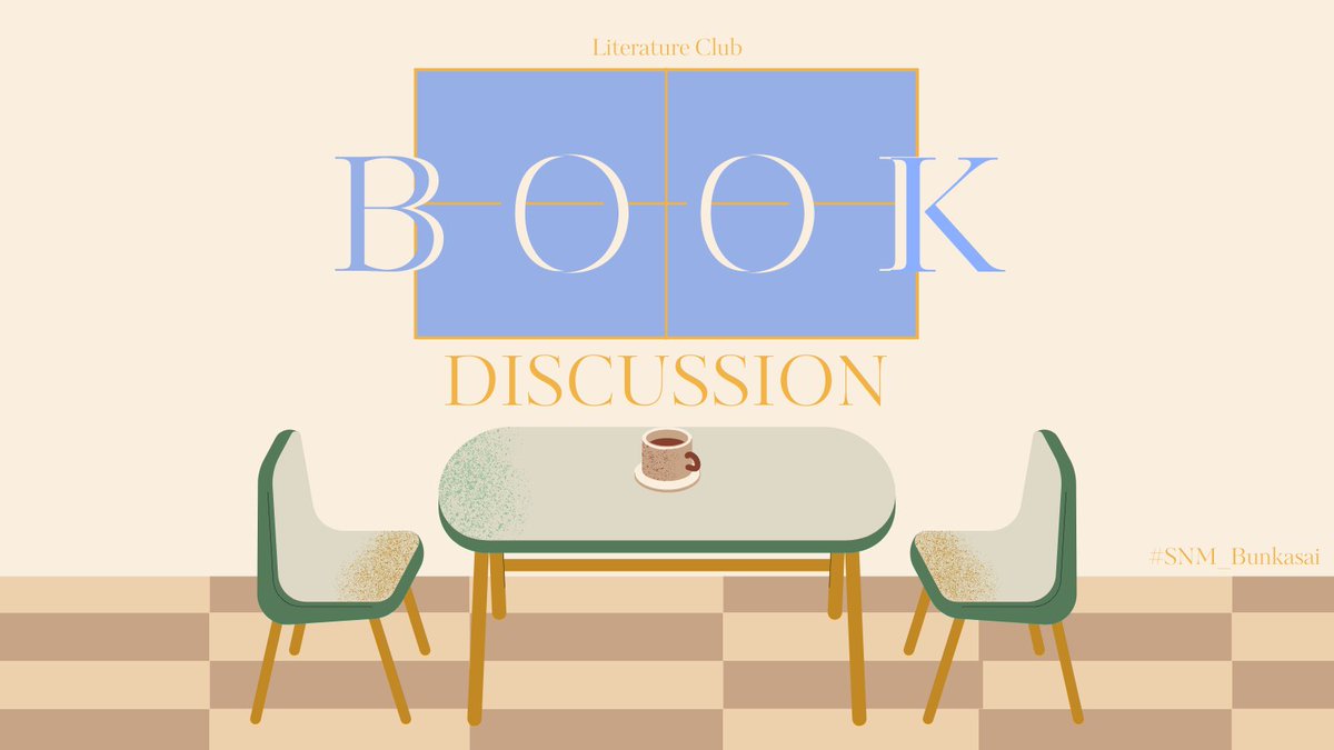 SNM_IMakoto's tweet photo. Book Discussion
📚 มาคุยเรื่องหนังสือกันเถอะ

สำหรับผู้ที่ต้องการพื้นที่พักผ่อนจากการตะลุยท่องเที่ยวงานมาตลอดทั้งวัน ชมรมวรรณกรรมจัดโซนสำหรับการนั่งพูดคุยสบาย ๆ ไว้ แม้เป็นกิจกรรมพูดคุยเรื่องหนังสือ แต่หากอยากนั่งทานขนมพูดคุยเรื่องอื่นก็ไม่เป็นไร !จะยืมหนังสือของชมรมไปอ่านก็ได้นะ https://t.co/2zV1bK7bqD