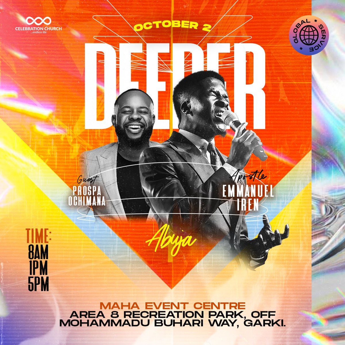 CCI_Abuja's tweet image. Have you heard?
We will be blessed with the music ministry of Minister Prosper Ochimana at Deeper Abuja.🕺🔥

Come ready for Deep Worship. 🙌🔥

#DeeperAbuja2023 #themNoDeyMissDeeper  #DeeperAbujaIsHere #cciabuja #cciglobal