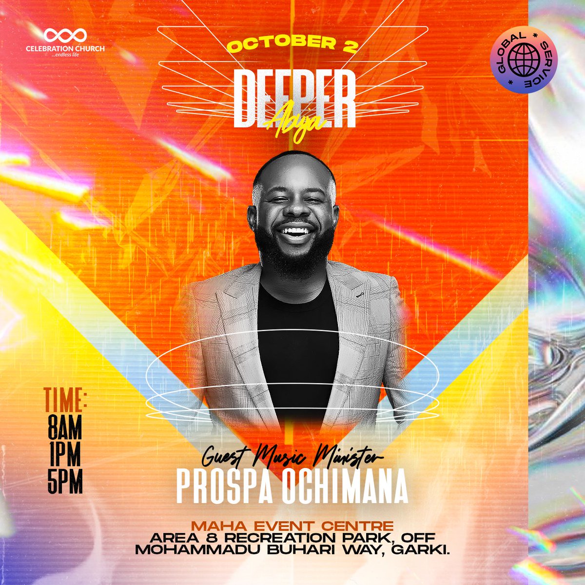 CCI_Abuja's tweet image. Have you heard?
We will be blessed with the music ministry of Minister Prosper Ochimana at Deeper Abuja.🕺🔥

Come ready for Deep Worship. 🙌🔥

#DeeperAbuja2023 #themNoDeyMissDeeper  #DeeperAbujaIsHere #cciabuja #cciglobal