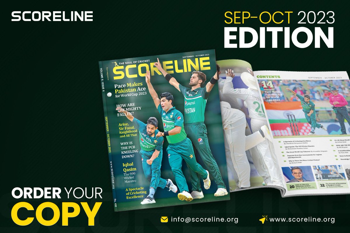 ScoreLineLIVE's tweet photo. Scoreline Magazine SEPTEMBER-OCTOBER 2023 Edition Available Now - ORDER YOUR COPY NOW
For Delivery: Email at info@scoreline.org with (Name, Address &amp; Contact Number)
https://t.co/zwbJA2wciA
#Scoreline #Magazine #OrderNow https://t.co/C0pnJBlOwp