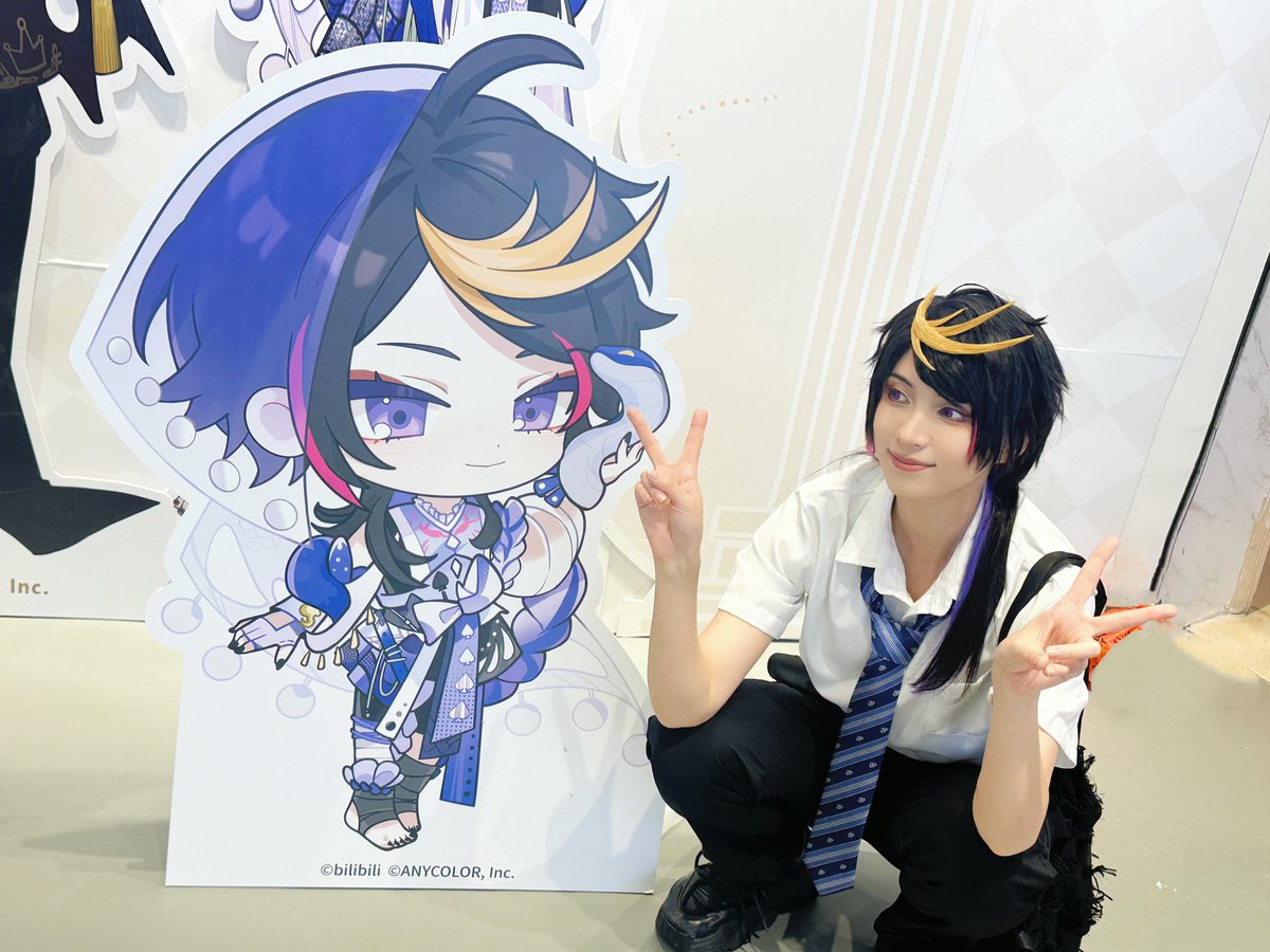 KKaren_Lin's tweet photo. See you on the other side💜
#shuyamino #cosplay #luxiem https://t.co/fYDTonGEke
