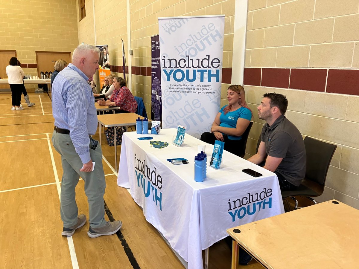 IncludeYouth's tweet photo. It was great to get out and meet so many wonderful people at the Southern Health and Social Care Trust Employability Event at the Jethro centre!👏🏻👏🏻 #YouthStartPartnership #UKPSF @luhc @TNLComFundNI @SouthernHSCT https://t.co/WJ83WO4dsB