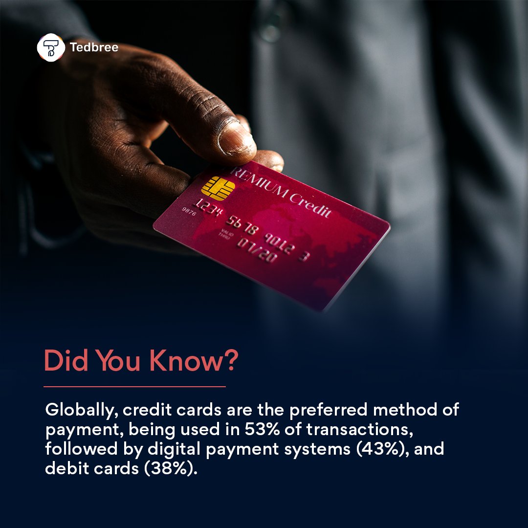 tedbree's tweet image. To create a seamless ecommerce experience for your customers, make use of a globally accepted payment method. Which of these payment methods do you use?

#Ecommerce #CustomerService #PaymentMethod #Tedbree #TechSolutions #OnlineStore