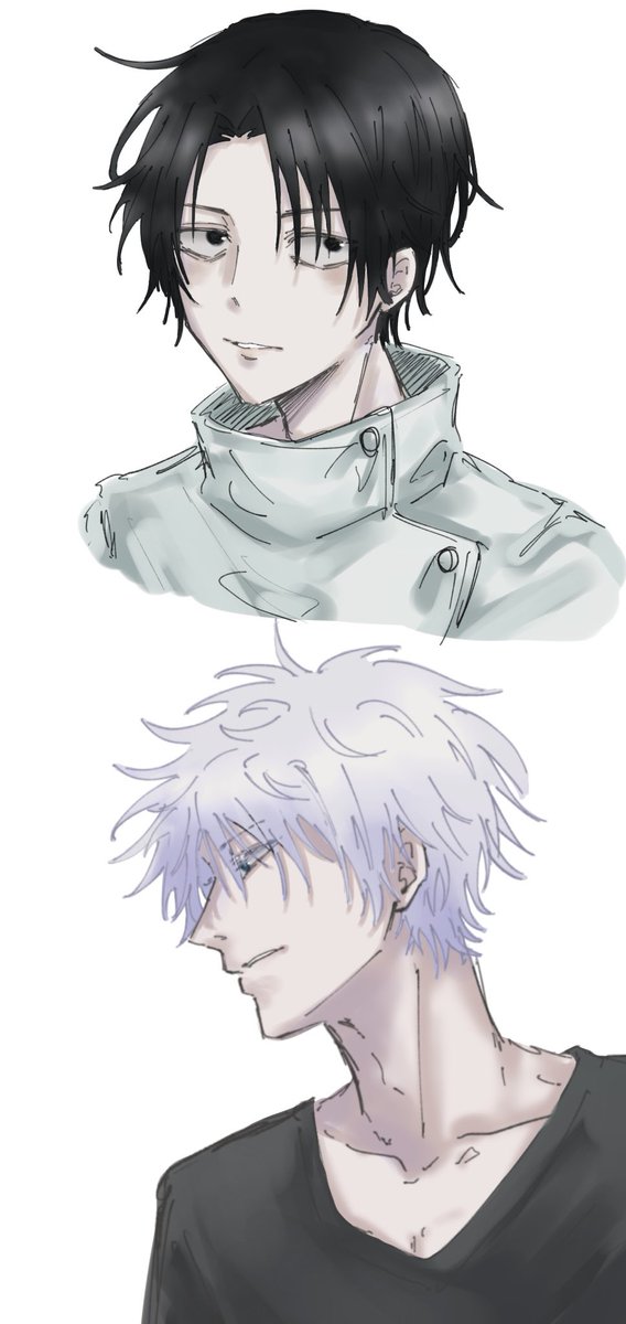 Z5zbe's tweet photo. 最近呪術しか描いてない私だけど、明日就職試験で福岡行くんだ〜^ ^ https://t.co/ldEAxHQVkL
