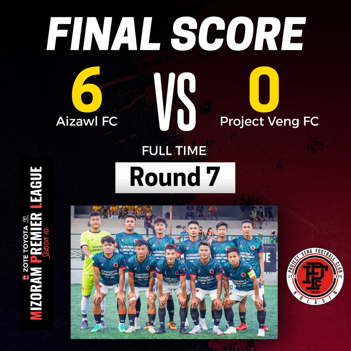 ProjectVengFC's tweet photo. Lose against the Aizawl Titan and was a hard fight.. ⚽🔥

Ref: https://t.co/YTDJP1nSll https://t.co/837xBAiiWe