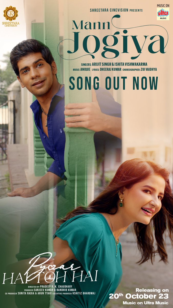 jaiviratra's tweet photo. This beautiful song is out now!
Go check it out! 😍✨

https://t.co/4g8FQC9ucB…

@Ultrahindi
@Sanjjeevk
@arijitsingh 
@Ishitavishwaka4 
@KaranHariharan
@PaanieKashyap
@sunittaradia 
@pradeepchase 
@abhisherduhan 
@jaiviratra 
@simplytyagi1
@whoisthisrohit  

#MannJogiya https://t.co/0lfjw1t5fs