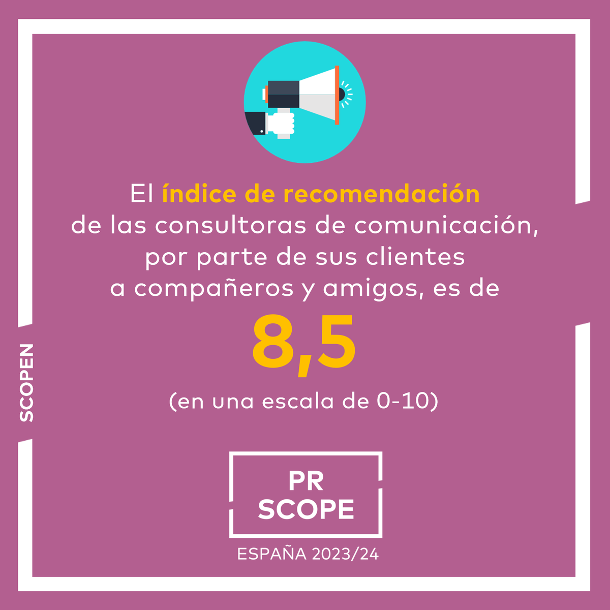 SCOPEN_es's tweet photo. 🔊 Estas son las #tendencias clave en las relaciones #cliente – #consultora de #comunicación en #España 🇪🇸 (2/2)
👉Consulta el estudio #PRSCOPE, basado en 875 entrevistas a profesionales en #España – https://t.co/BduOruIpwq https://t.co/GE8QsNTDfP