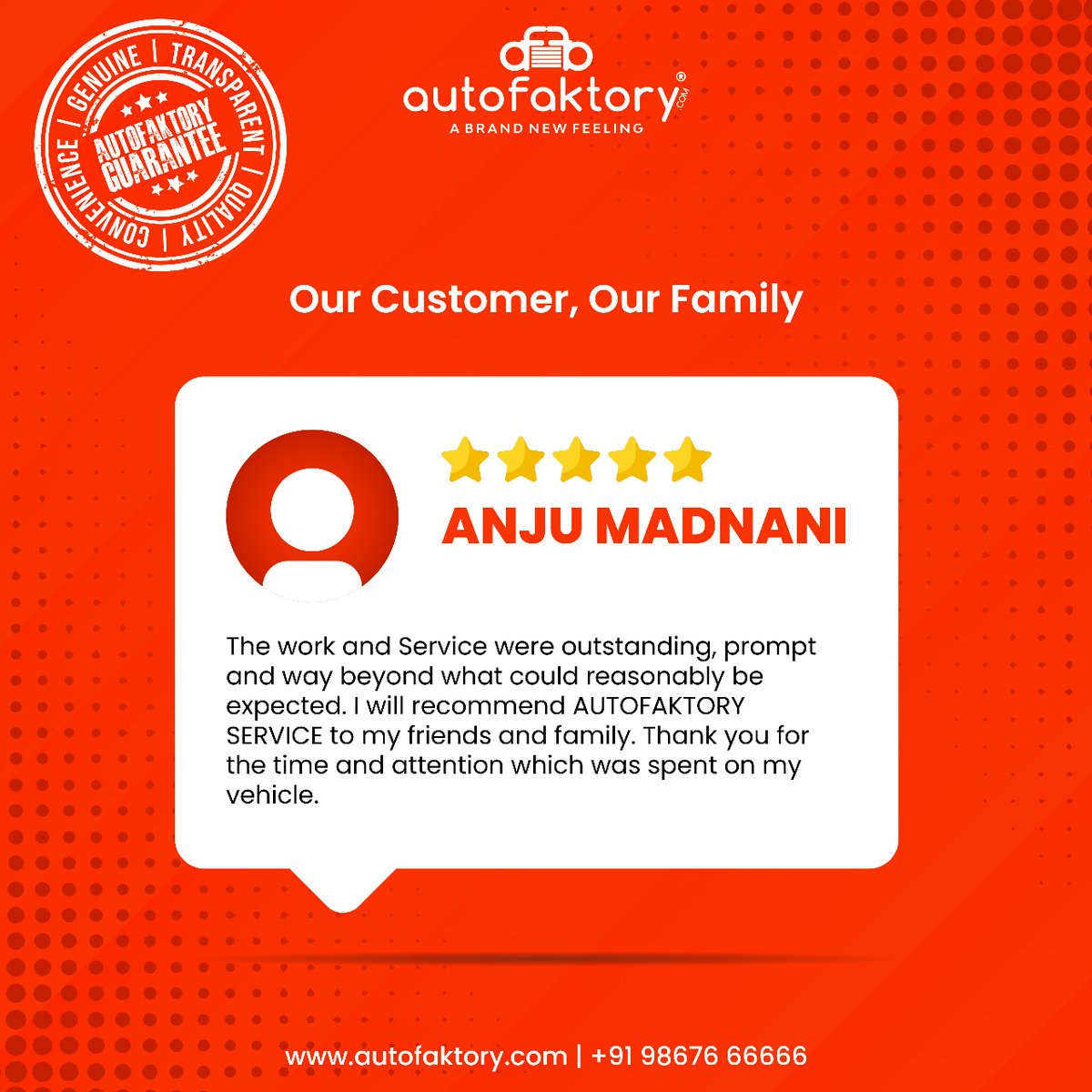 autofaktory's tweet image. You heard them right, experience yourself.
#HappyCustomers #TopQualityService #review #testimony #testimonials #testi #feedback #like #reviews #happycustomer #testimonialtuesday #testimonicustomer #customerservice #follow #love #testimoniolshop #customerfeedback #customerreview