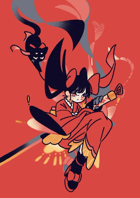 #イラスト 憧れと魔法少年 