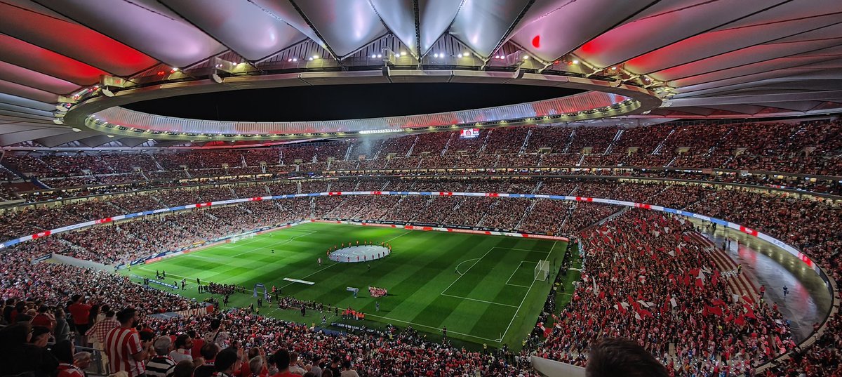 Impresionante ambiente anoche.