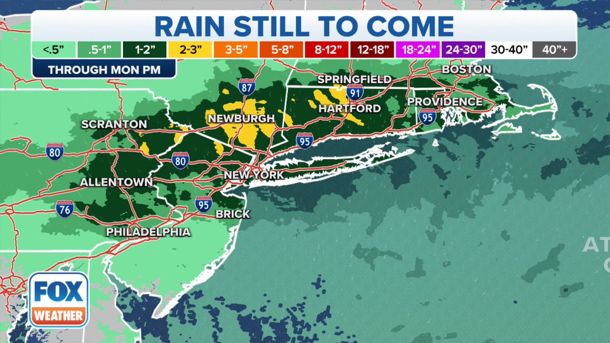 amyfreeze's tweet photo. Rain lingers in the Northeast, the first Atmospheric River in the PNW and @foxweather is your Hurricane HQ #weathercommand https://t.co/EbiOkPIjn8