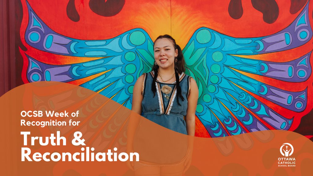 🧡Join us in commemorating Truth and Reconciliation Week, starting today until September 30. 

✔️What is one action you can take to contribute to Reconciliation throughout the school year? Share with us and mention <a href="/ocsbIndigenous/">OCSB Indigenous Ed</a> 🧡#ocsbReconciliAction #ocsbBeCommunity #ocsbHope
