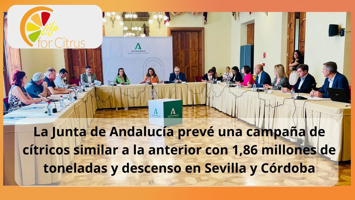 ➡️Previsión #cítricos <a href="/AndaluciaJunta/">Junta de Andalucía</a> 
🗣️"El Plan Andaluz de Vigilancia Fitosanitaria en #Cítricos de la <a href="/AgriculturAnd/">Consejería AgriPesca</a>,  contempla la aplicación del proyecto Life for Citrus en los campos de Andalucía"
➕lc.cx/ZtAdMN
➕lc.cx/OiUfuu
➕lc.cx/h6X63P