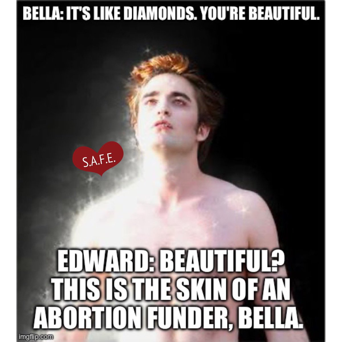 SupportAbort's tweet photo. As the seasons change, we’re feeling sparkly here at SAFE✨

It’s always abortion season!

Check out our merch by Coathanner: https://t.co/xSXFVxt2ak

#MemeMonday #Twilight #AbortionMemes #AbortionSupport #AbortionFunding #AbortionAccess #WeLoveAbortionFunders #AbortionFunders https://t.co/XMjIhJslBw