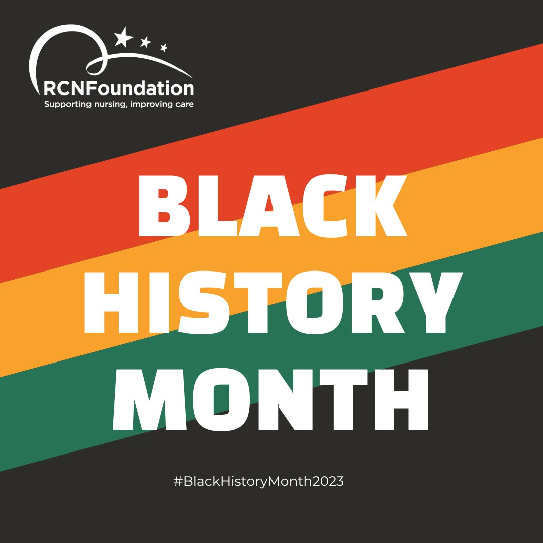 RCNFoundation's tweet photo. Today marks the start of #BlackHistoryMonth.

Join us in celebrating the remarkable contributions that Black, Asian, and minority ethnic nurses, midwives, healthcare support workers and students continue to make across healthcare in the UK. 

✊🏽✊🏾✊🏿 https://t.co/nUuAEVqnUF