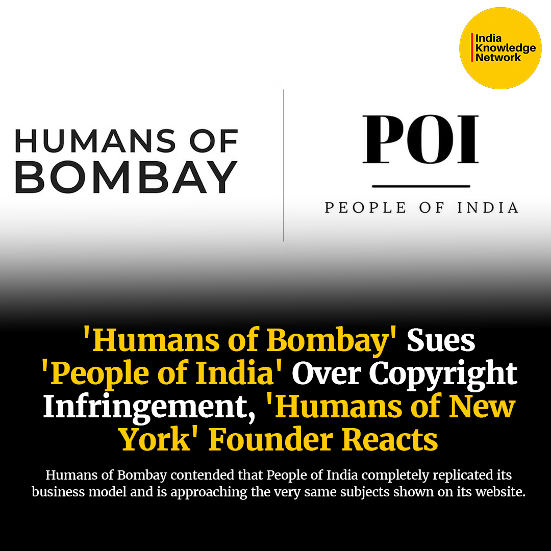 IndiaKnowledge3's tweet photo. 'Humans of Bombay' Sues 'People of India' Over Copyright Infringement, 'Humans of New York' Founder Reacts
#CopyrightBattle #HumansOfBombay #PeopleOfIndia #HumanOfNewYork #BrandonStanton #IntellectualPropertyRights #ContentCreators #SocialMediaStorytelling #LegalProceedings https://t.co/yF1Ss2Z1bx