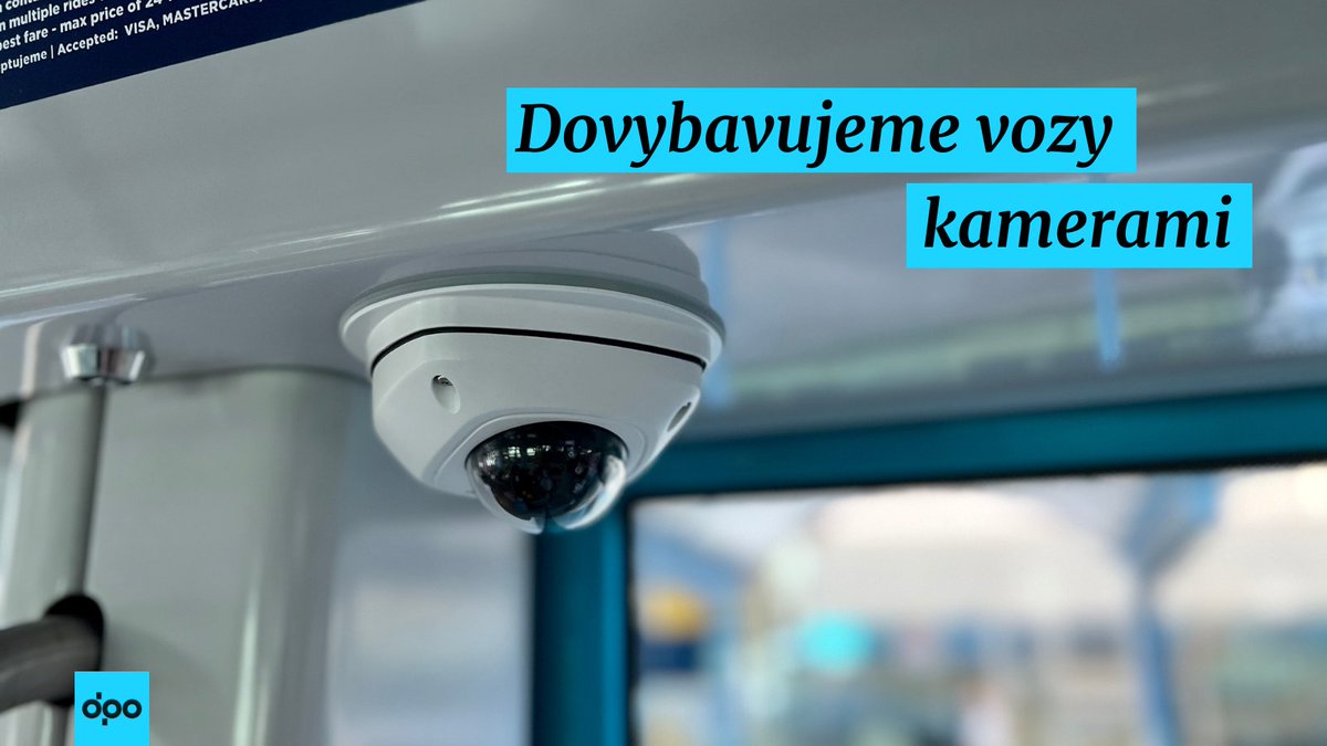 1️⃣0️⃣0️⃣0️⃣ kamer do 127 autobusů,10 trolejbusů a 6 tramvají. 
Na bezpečí cestujících nám opravdu záleží. Během několika měsíců proto dovybavíme další vozidla kamerovým systémem 🎦. 

Více info 👉 bit.ly/3PTdeyV